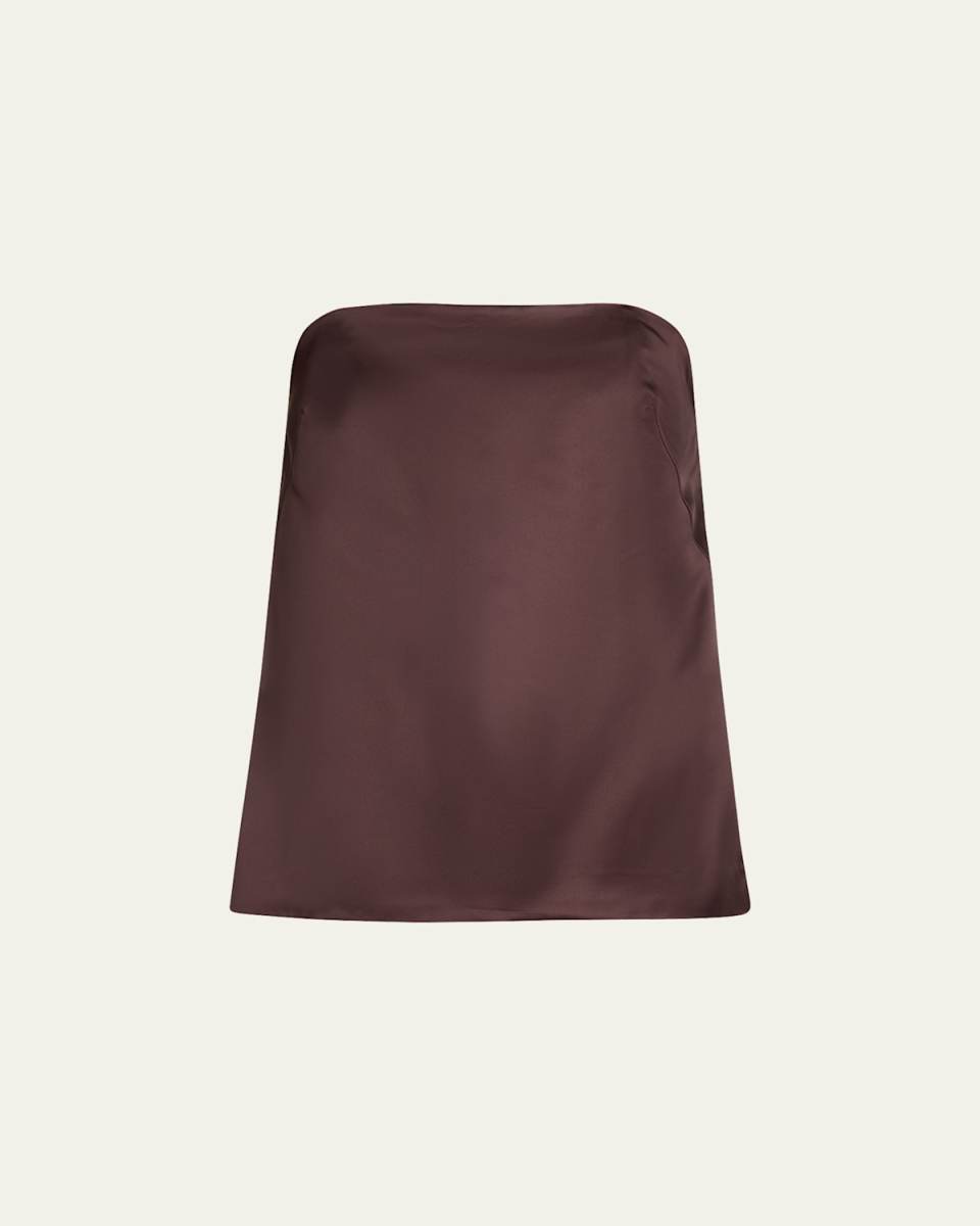 Ani Strapless Satin Top